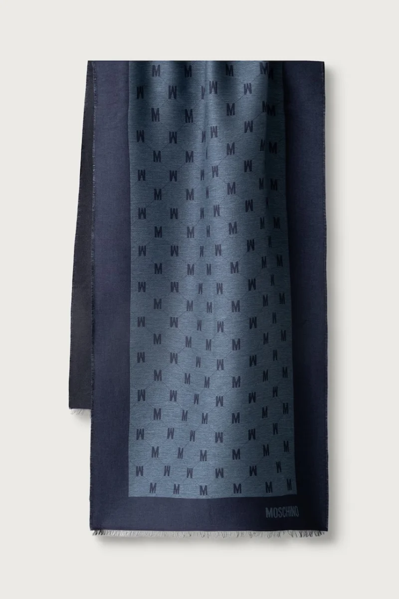 Moschino  fular cu amestec de lână