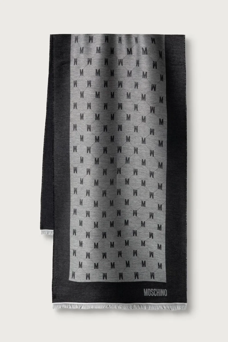 Moschino  fular cu amestec de lână
