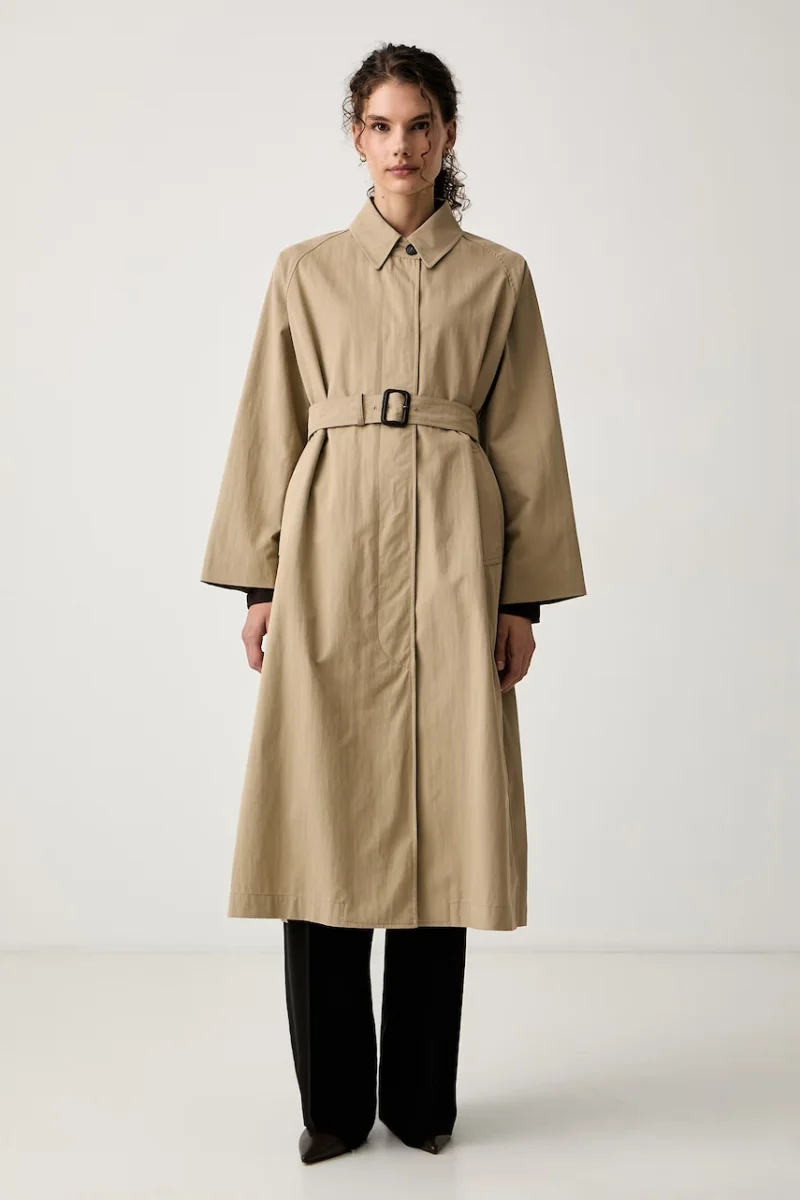Weekend Max Mara  trenci pentru femei cu bumbac WKDANGUS