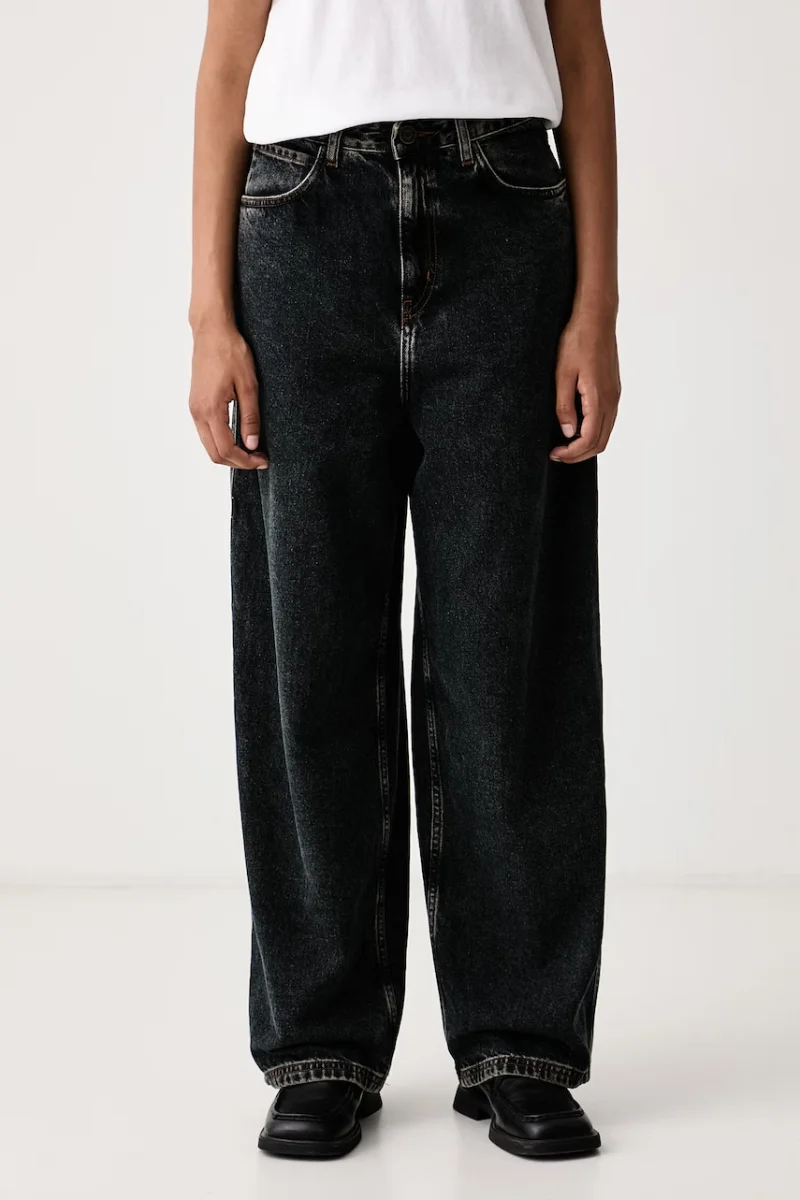 American Vintage  blugi wide leg pentru femei