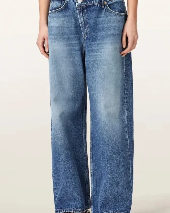 AllSaints  blugi wide leg pentru femei AKI CROSSOVER JEAN