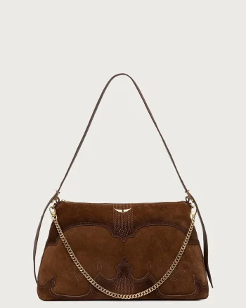 Zadig&Voltaire  geantă crossbody pentru femei din piele întoarsă JIM
