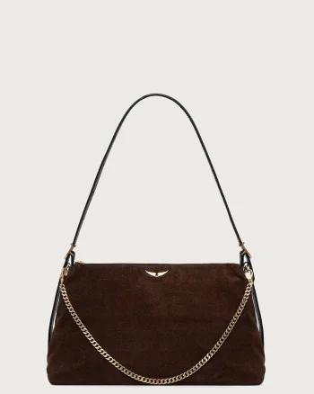 Zadig&Voltaire  geantă crossbody pentru femei din piele întoarsă JIM