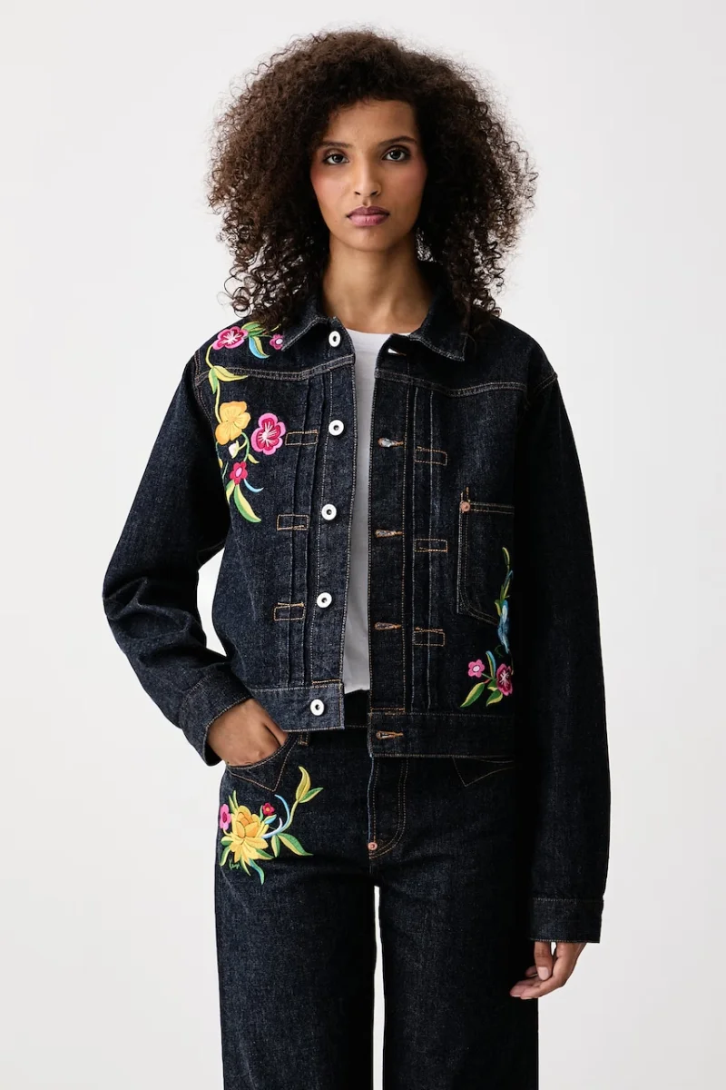 Kenzo  geacă de tranziție pentru femei din denim