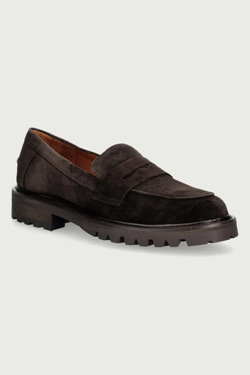 Billi Bi  mocasini pentru femei din piele întoarsă T.moro Delizioso suede 556