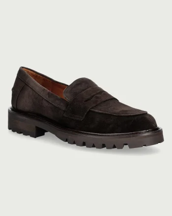 Billi Bi  mocasini pentru femei din piele întoarsă T.moro Delizioso suede 556