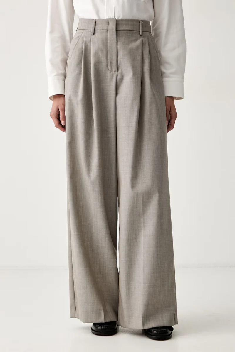 Weekend Max Mara  pantaloni pentru femei din lână WKDOVVIO