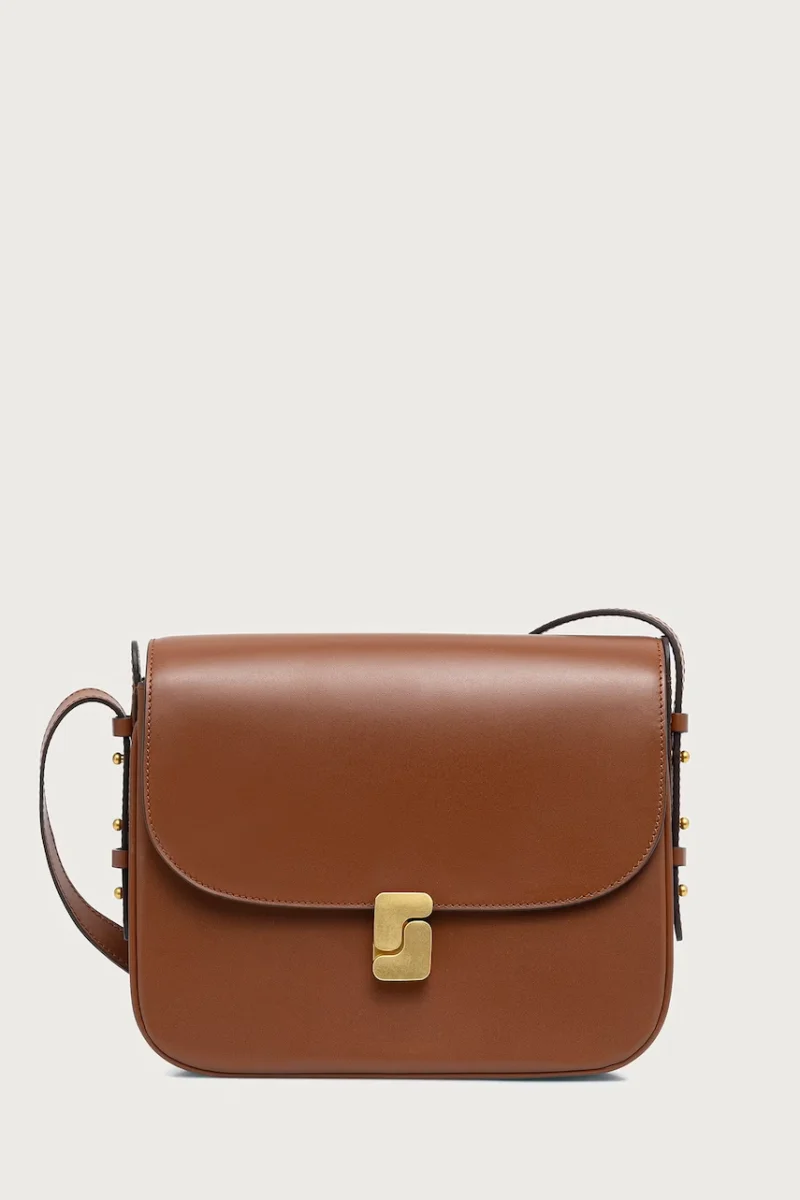 Soeur  geantă crossbody pentru femei din piele BELLISSIMA MAXI