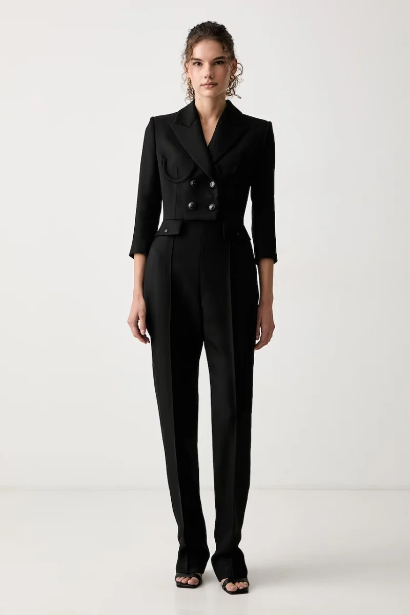 Elisabetta Franchi  salopetă de costum pentru femei cu lână