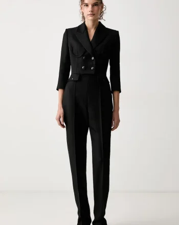 Elisabetta Franchi  salopetă de costum pentru femei cu lână
