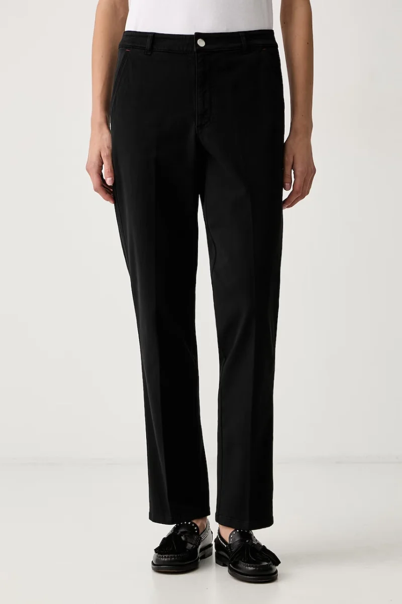 Max&Co.  pantaloni pentru femei din bumbac cu elastan STADIO