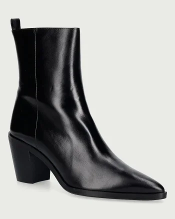 Billi Bi  botine pentru femei din piele negre 80