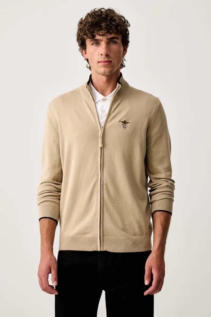 Aeronautica Militare  cardigan pentru bărbați din bumbac
