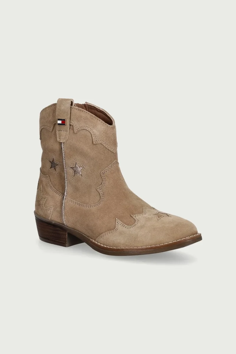 Tommy Hilfiger  botine pentru copii din piele întoarsă