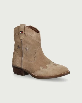 Tommy Hilfiger  botine pentru copii din piele întoarsă