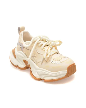 Pantofi sport GRYXX galbeni, 7053, din piele naturala