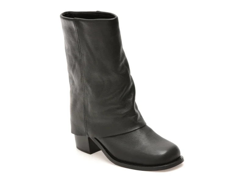 Ghete ALDO negre, NOLYA 001, din piele naturala