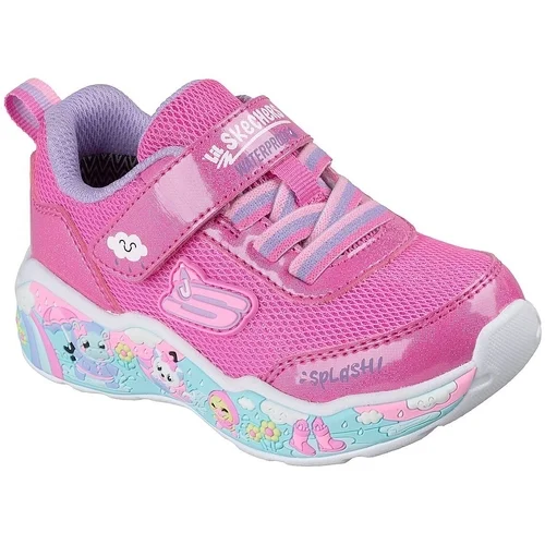 Pantofi sport copii Skechers Play Scene Shimmer Splash 303192N-PKLV