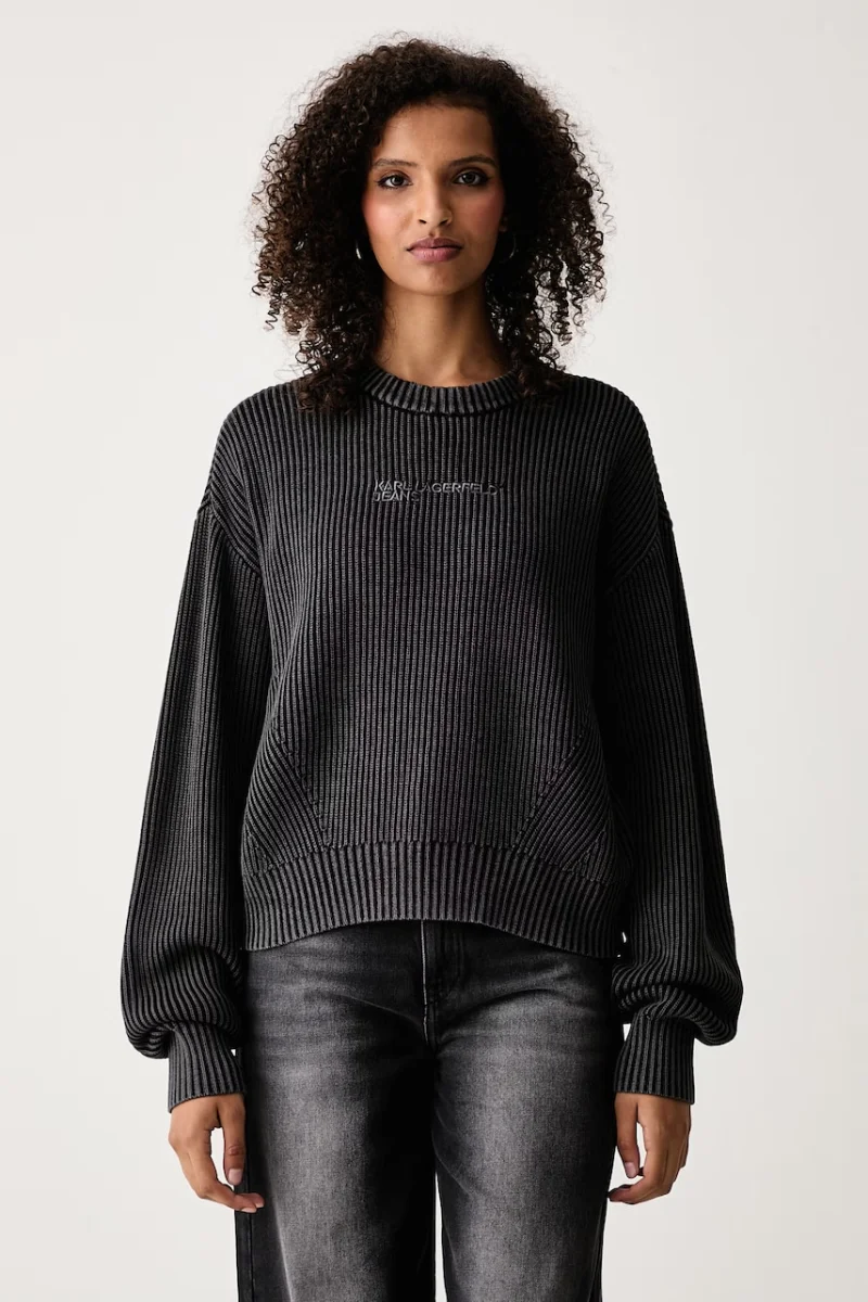 Karl Lagerfeld Jeans  pulover pentru femei din bumbac