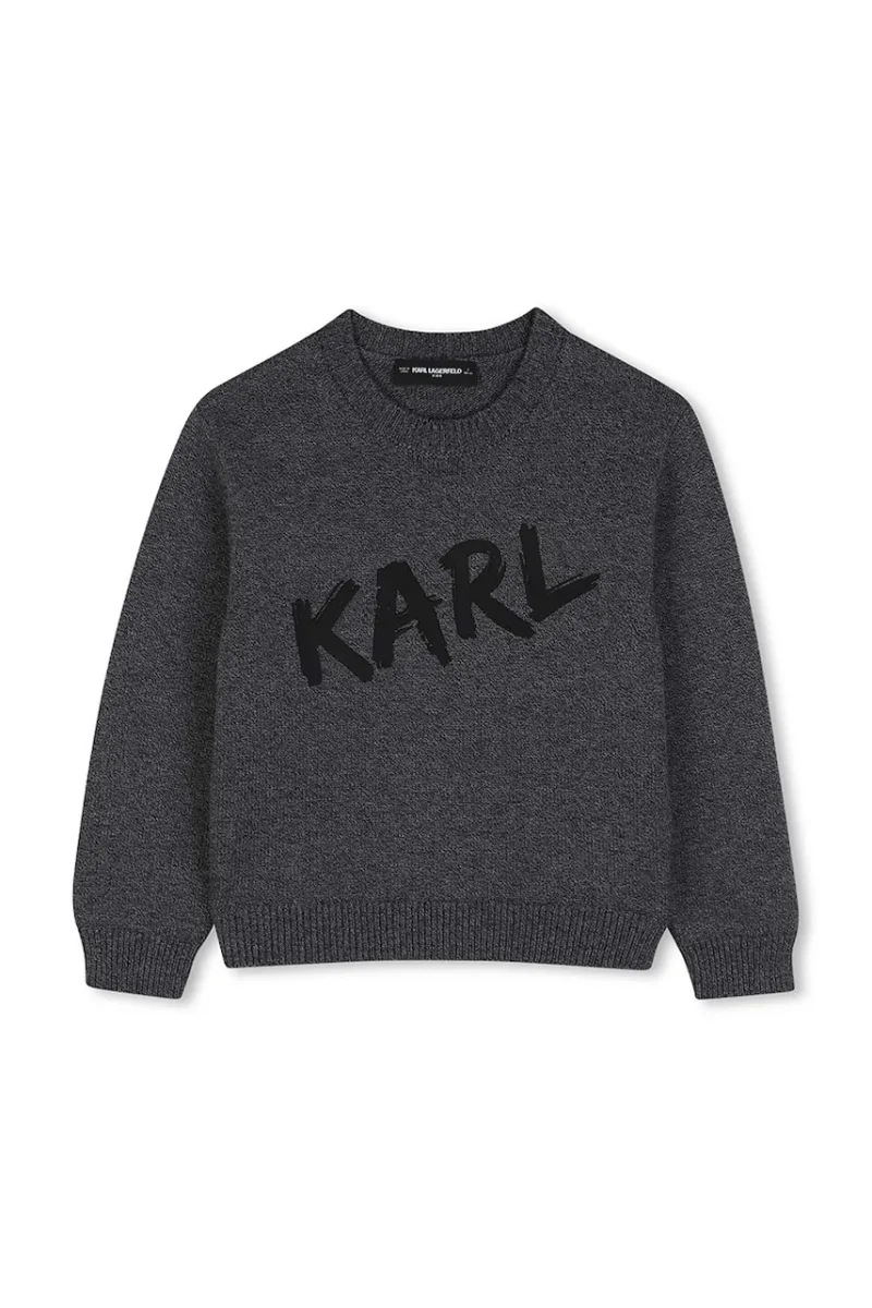 Karl Lagerfeld  pulover pentru copii cu amestec de lână