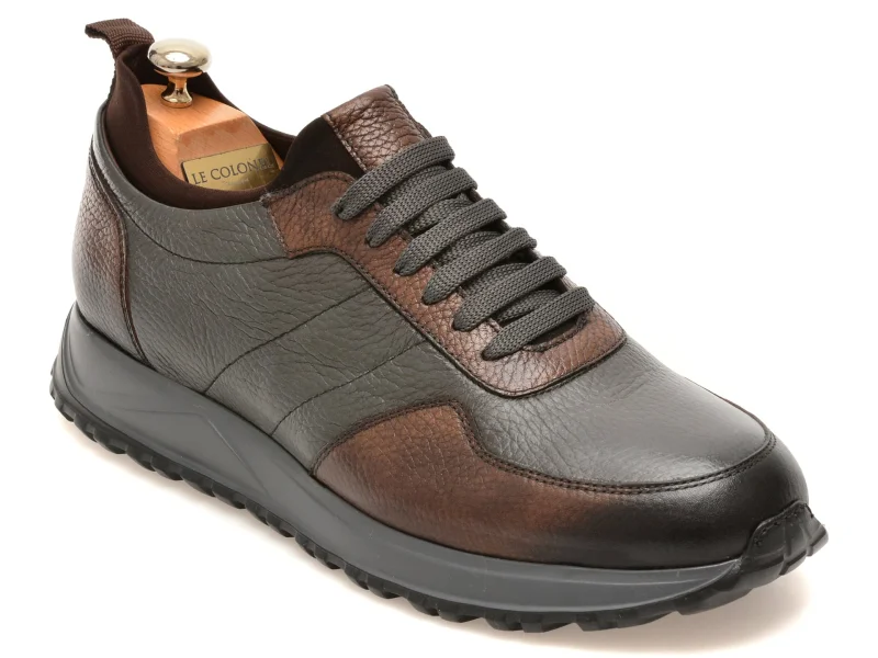Pantofi sport LE COLONEL maro, 643146, din piele naturala