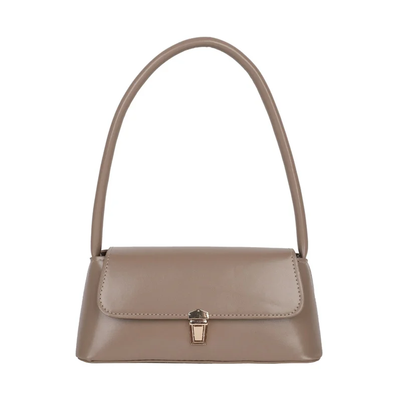 Geanta dama tip baguette,Elinore GT3990, Crem
