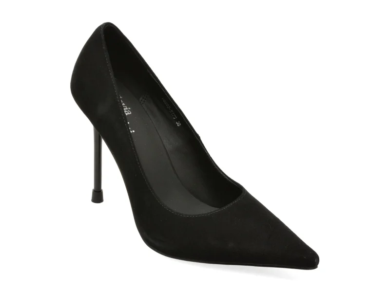 Pantofi eleganti FLAVIA PASSINI negri, 2282X, din piele intoarsa