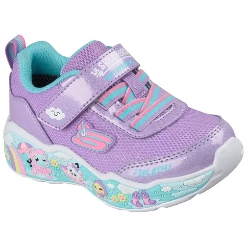 Pantofi sport copii Skechers Play Scene Shimmer Splash 303192-LVTQ
