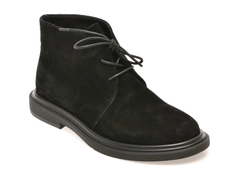Ghete FLAVIA PASSINI negre, AC6158, din piele intoarsa