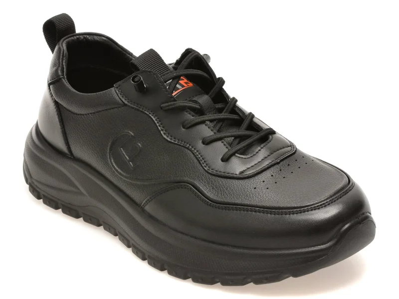 Pantofi sport BITE THE BULLET negri, 86707, din piele naturala