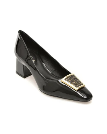 Pantofi eleganti EPICA negri, 1228879, din piele naturala lacuita