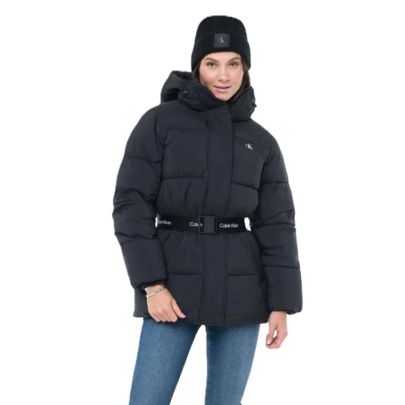 Geaca Calvin Klein BELTED MIDWEIGHT PUFFER