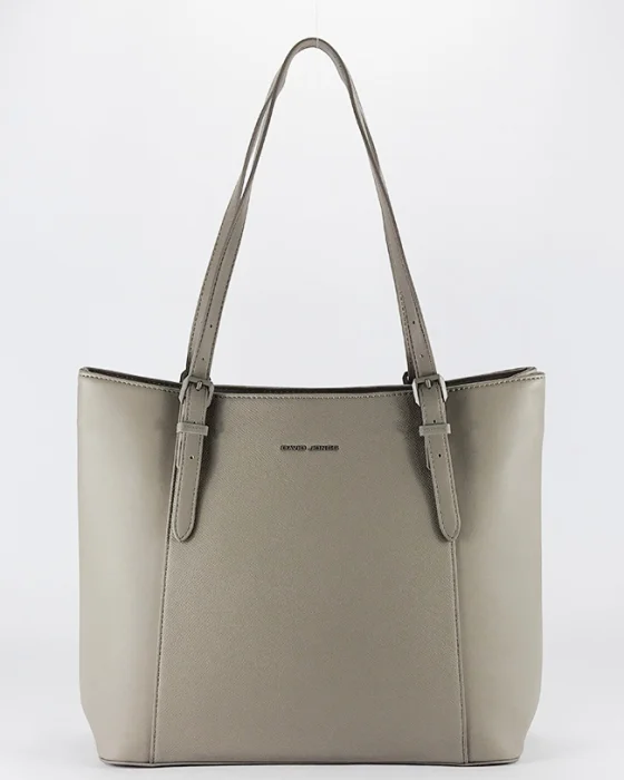 Geanta gri deschis David Jones Paris de talie mare CM7674 M13
