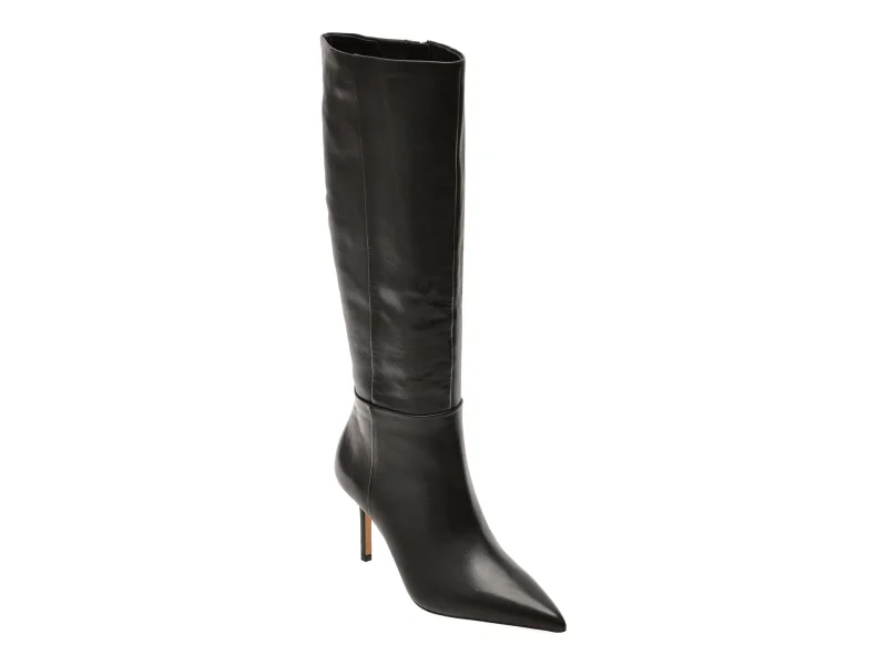 Cizme elegante ALDO negre, SAPHIRIA 001, din piele naturala