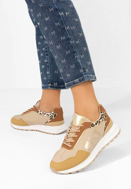 Sneakers dama Pandorra bej