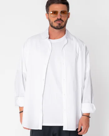 Camasa Oversized din bumbac White