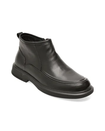Ghete EPICA negre, 63580, din piele naturala