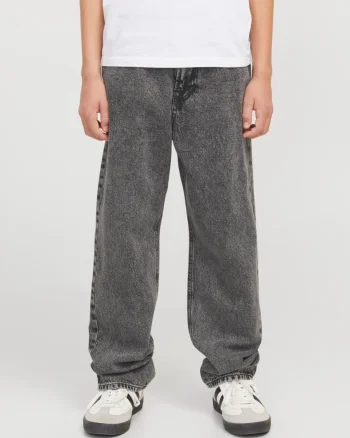 Jack & Jones Blugi baieti, cu talie inalta si croiala Dreapta, Gri inchis (SELECTATI MARIMEA: 146 cm)