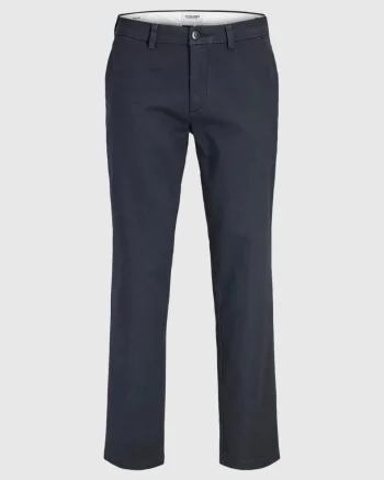 Jack & Jones, Pantaloni chino, barbati, Regular fit, Bleumarin inchis (SELECTATI MARIMEA: 30, SELECTATI LUNGIMEA: 32)