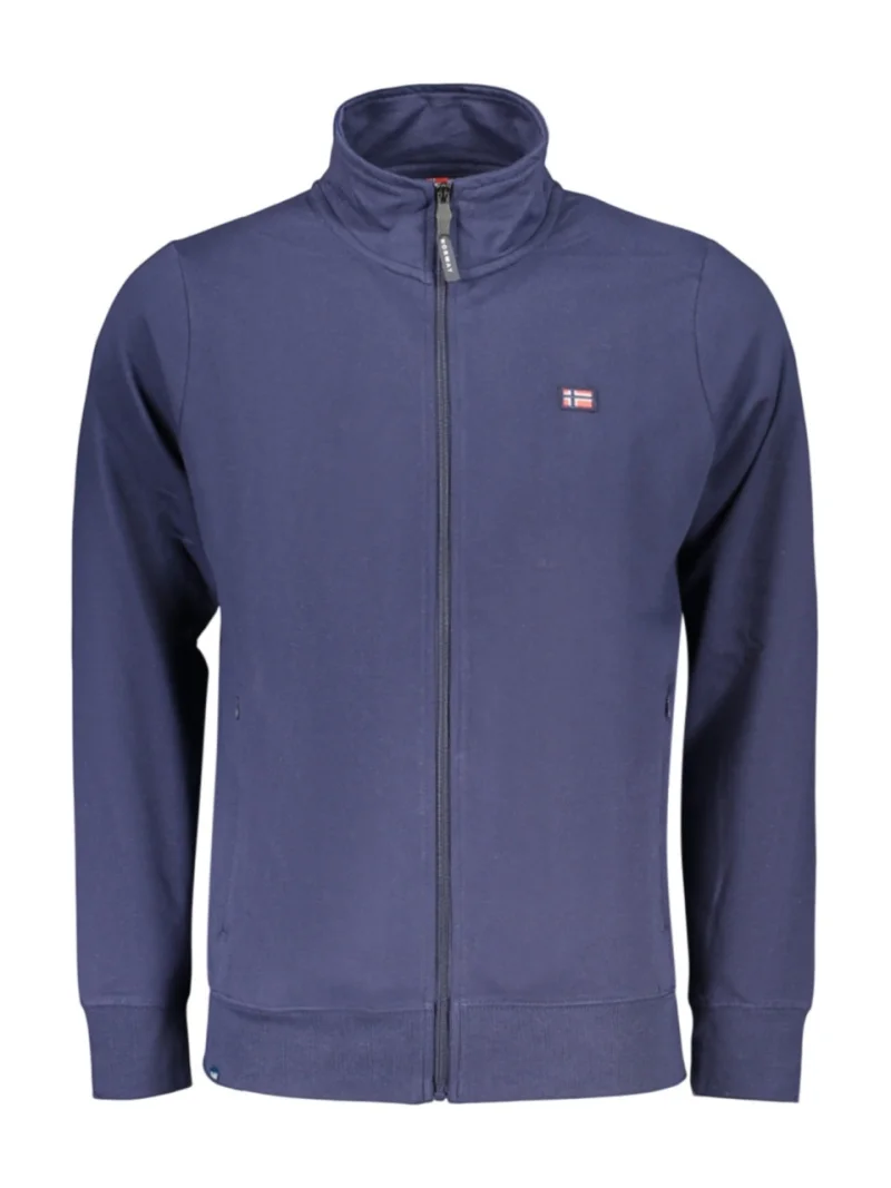 Norway Bluza subtire barbati, fara gluga cu fermoar, Bleumarin inchis (SELECTATI MARIMEA: L)