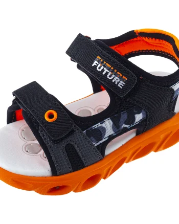 Sandale copii Chicco Caiden cu luminite, negru, 67107-62P
