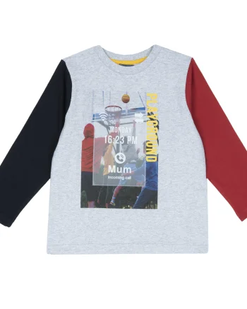 Bluza copii Chicco, gri, 67788-63MC