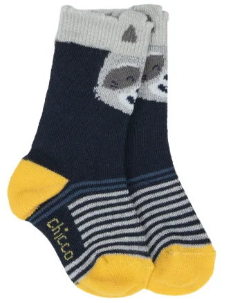 Sosete lungi copii Chicco, Albastru inchis, 01756-63MFCO