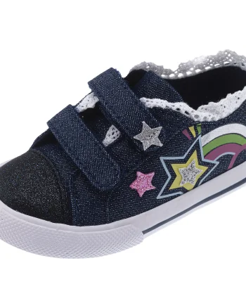 Pantofi copii Chicco Carina, bleumarin cu model, 69137-64P