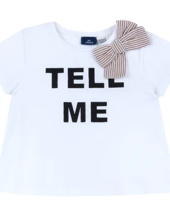 Tricou copii Chicco, Alb, 00111-64MC