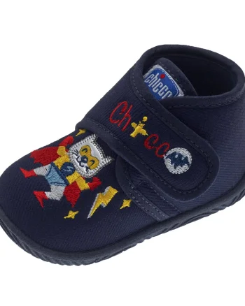 Pantofi de casa pentru copii Chicco Tetris, bleumarin, 70054-65P