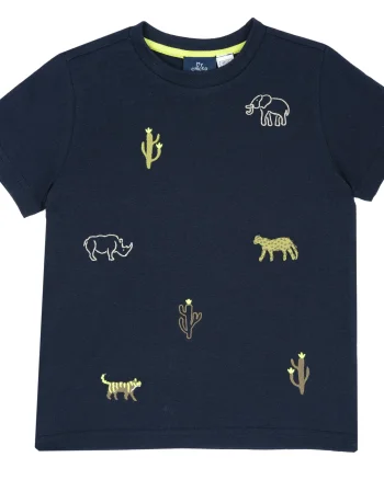Tricou copii Chicco, Albastru Inchis, 05661-66MC
