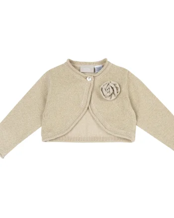Cardigan copii Chicco tricotat, Bej, 05606-66MFCO