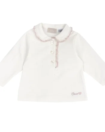 Bluza copii Chicco, alb, 07773-67MFCO