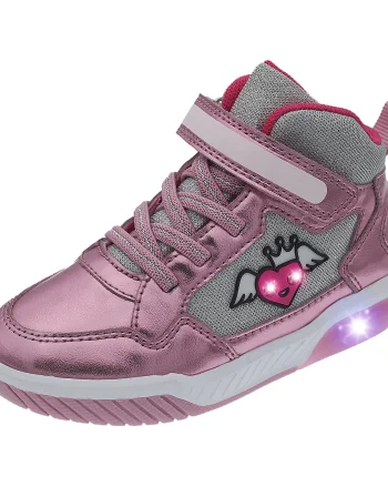 Ghete sport copii Chicco Cartoon, luminite, fuchsia, 72104-67P